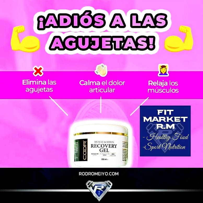 CREMA REGENERATIVA Y CALMANTE Muscle & Joints Recovery Gel 200ml - Imagen 2