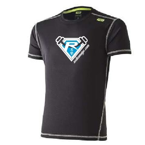 CAMISETA FITNESS ENTRENAMIENTO BLACK