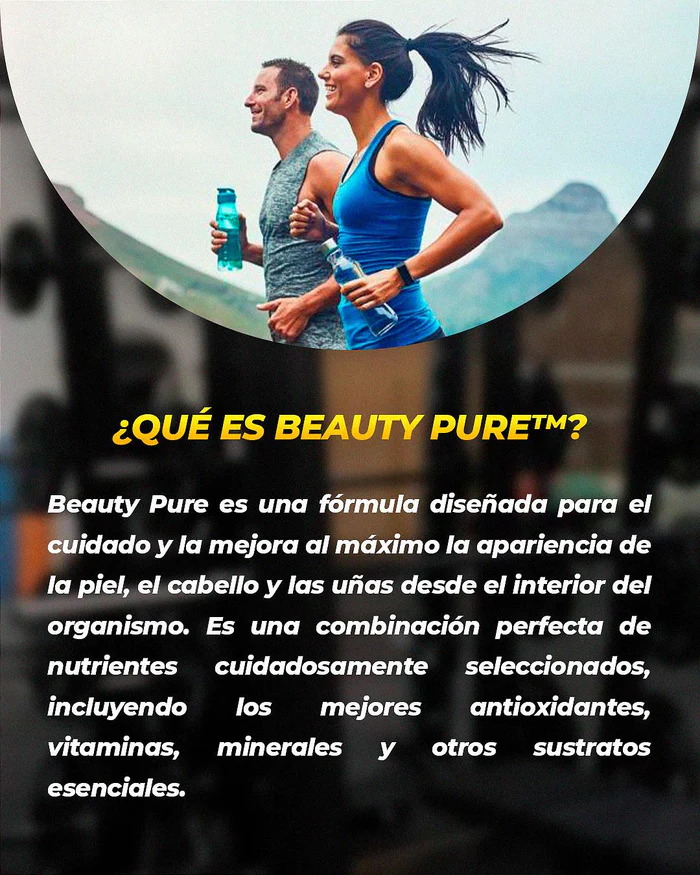 BEAUTY PURE Cabello, piel y uñas 60CAP ¡SÚPER PROMO! - Imagen 6