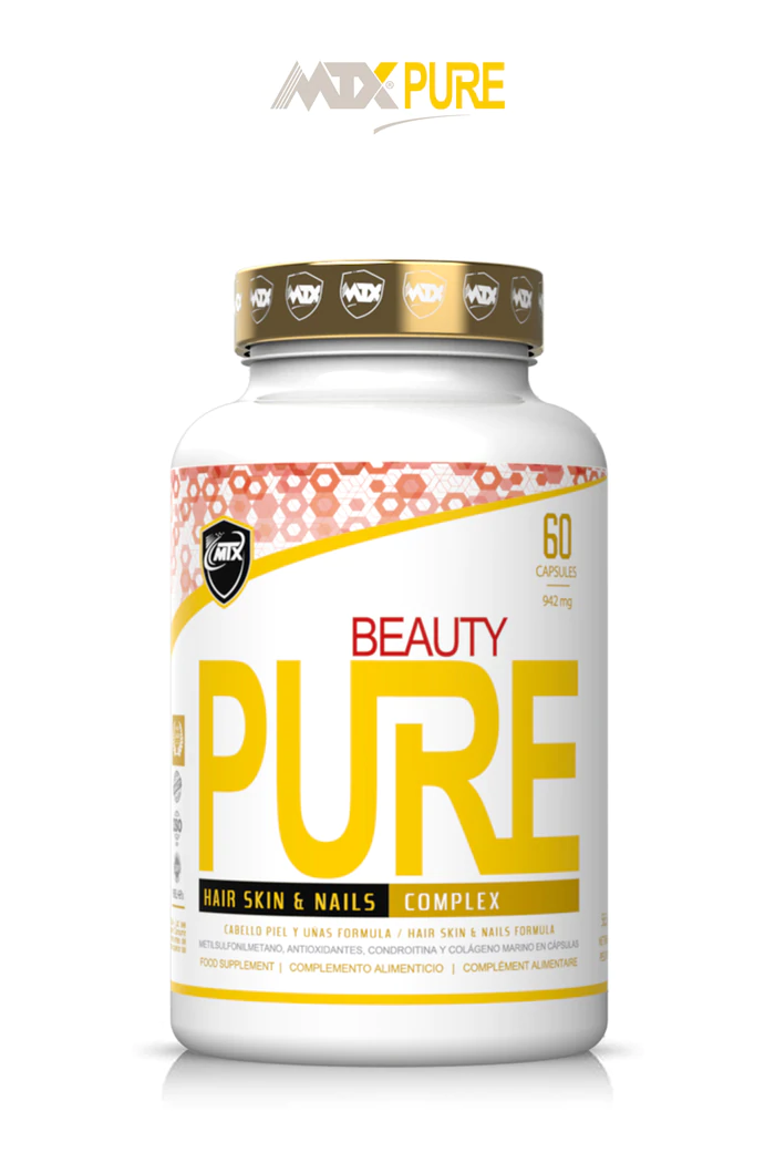 BEAUTY PURE Cabello, piel y uñas 60CAP ¡SÚPER PROMO!