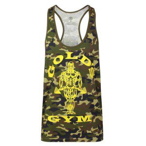 Camiseta Gold Gym Stringer Joe Camo Green