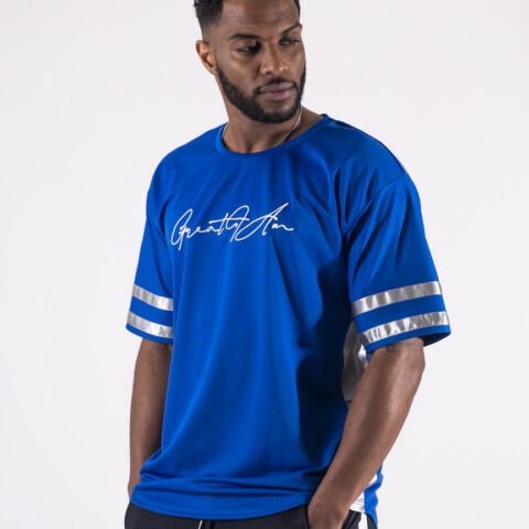 GREAT I AM CAMISETA AMERICANA FREQUENCY BLUE