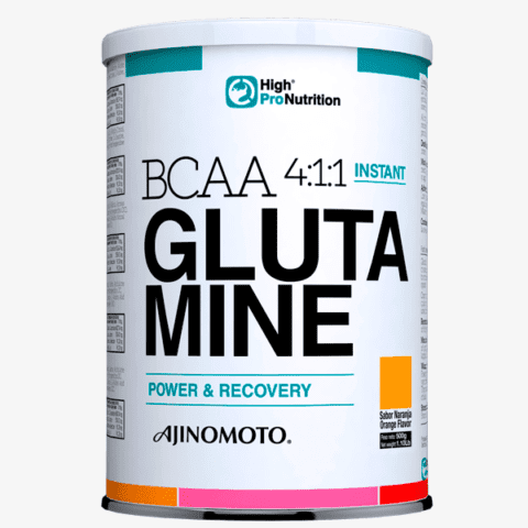 BCAA Glutamina 500gr sabor naranja