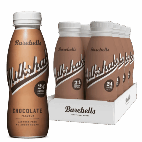 BAREBELLS MILKSHAKE BATIDO PROTEICO 8 Batidos de 330ml