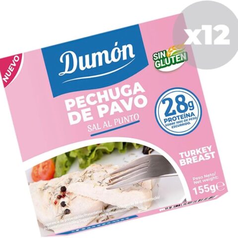Pechugas de Pavo en su Propio Jugo en Conserva 155GR - Dumón Caja 12 unidades
