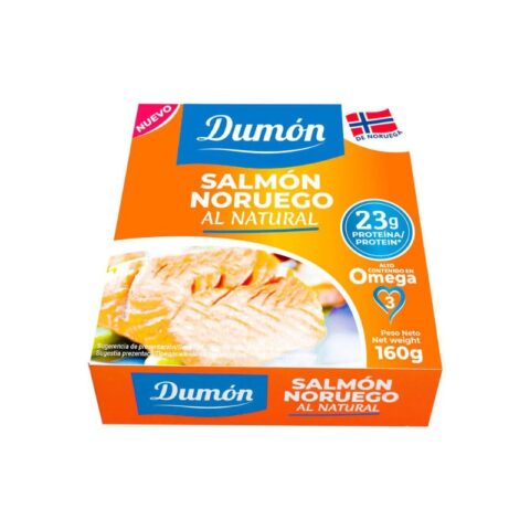 Salmon Noruego en Conserva al Natural 160GR - Dumón Caja 12 unid