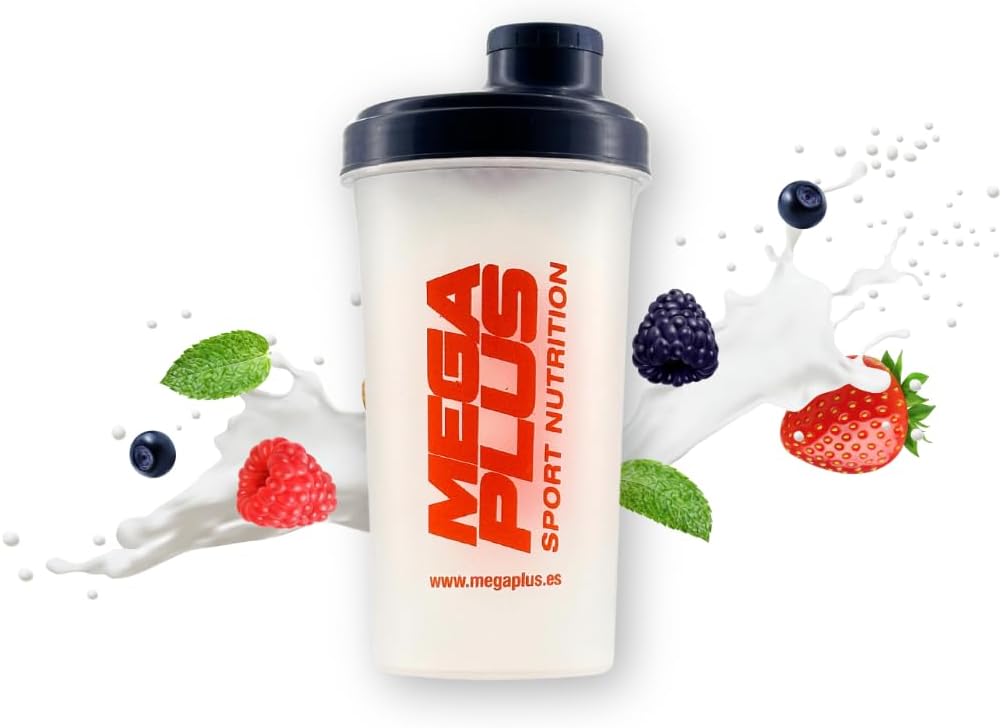 Shaker mezclador para Batidos Sport Nutrition - 700 ml - a prueba de fugas, escala de medición, apto para lavavajillas