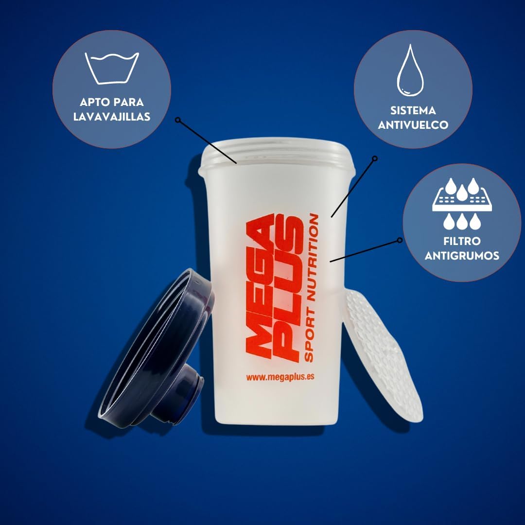Shaker mezclador para Batidos Sport Nutrition - 700 ml - a prueba de fugas, escala de medición, apto para lavavajillas - Imagen 6