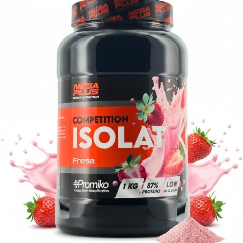 Proteína Isolate CFM 100% Pura Promiko 1Kg | Alta Absorción, Sin Lactosa , sin gluten y Sin Grasas | MEGAPLUS
