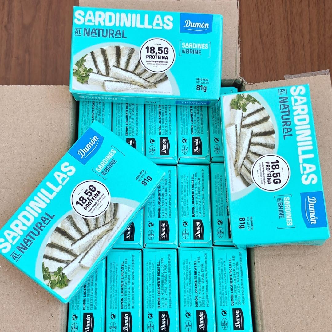 Sardinillas al Natural en Conserva 81GR Caja de 25 unidades - Imagen 4