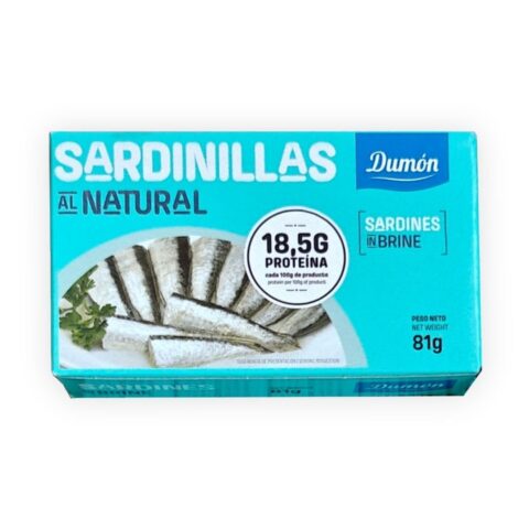 Sardinillas al Natural en Conserva 81GR  Caja de 25 unidades