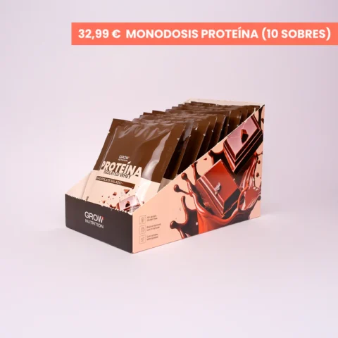 Proteína Monodosis GROW - Pack (10 sobres)