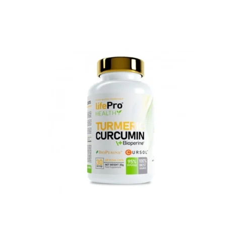Life Pro Turmeric Curcumin +Bioperine 60 Vegancaps