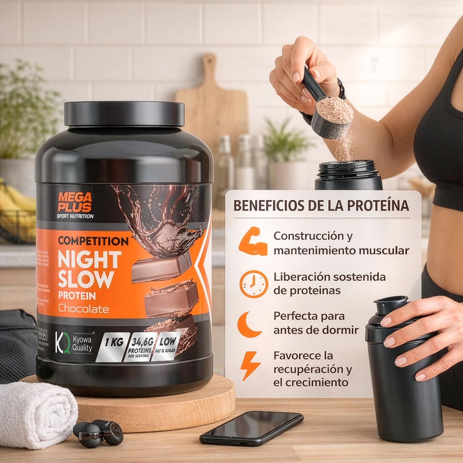 Caseina Night Slow Competition 1kg - Imagen 4