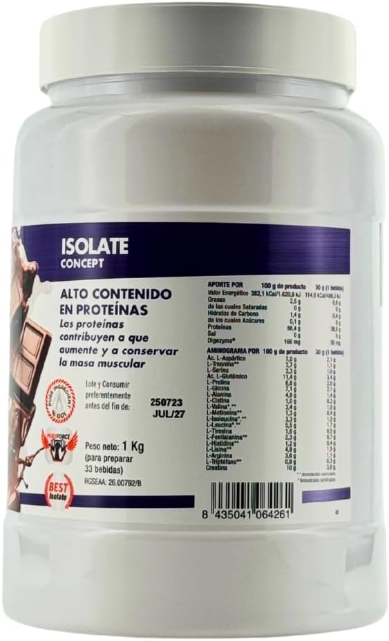 Isolate Concept 1kg Mega Plus - Imagen 2