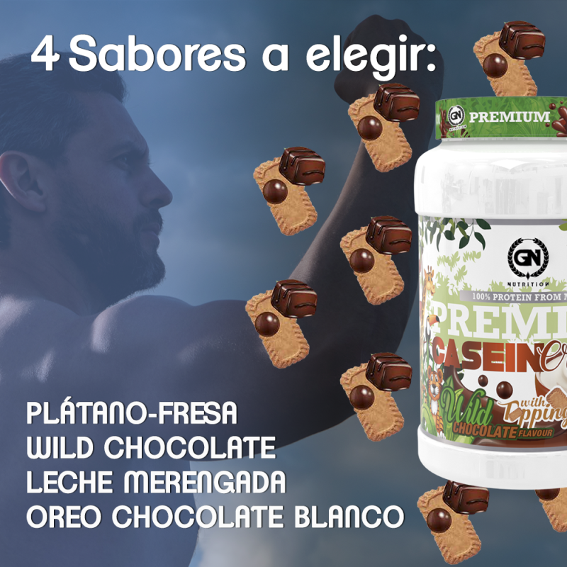 GN NUTRITION Premium Casein Cream 900G | Caseína de Liberación Sostenida | Fortalece Defensas y Protege el Músculo - Imagen 4