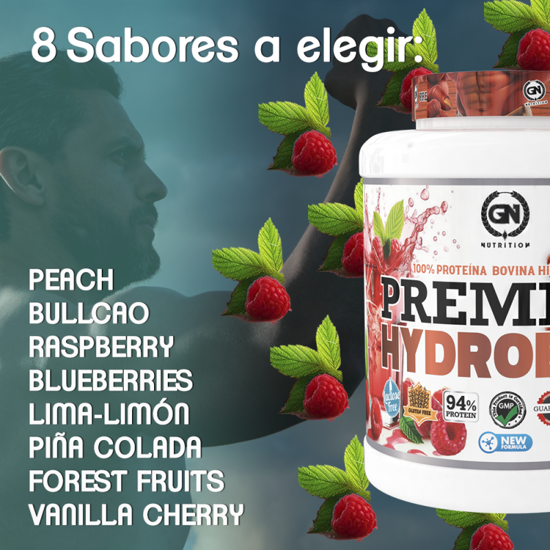 GN NUTRITION HydroBeef Proteína Bovina Hidrolizada | 1,8 kg | Vitamina B6 | Sin Gluten y Baja en Grasas - Imagen 3