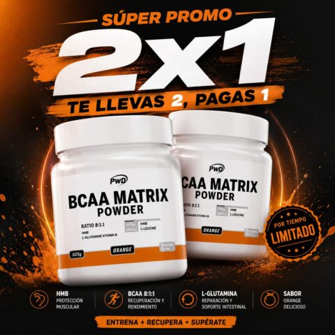 Aminoácidos BCAA Matrix 525 gr ¡Súper Promo 2x1!